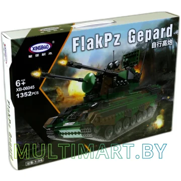 Конструктор XingBao Military XB-06045 Зенитная самоходная установка FlakPz Gepard картинка 2